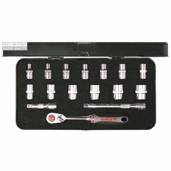 DOPSLEUTELSET 1/4'' SLIM SIXTY