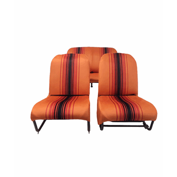 BEKLEDINGSET ORANJE RAYE SYMMETRISCH BEKLEDINGSET ORANJE RAYE SYMMETRISCH