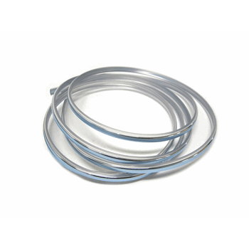 CHROOM LIJST RUIT RUBBER CHROOM LIJST RUIT RUBBER