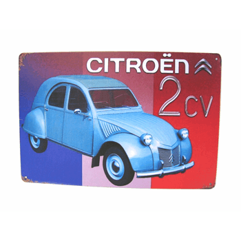 METAAL BORD CITROEN 2CV RIBBEL METAAL BORD CITROEN 2CV RIBBEL